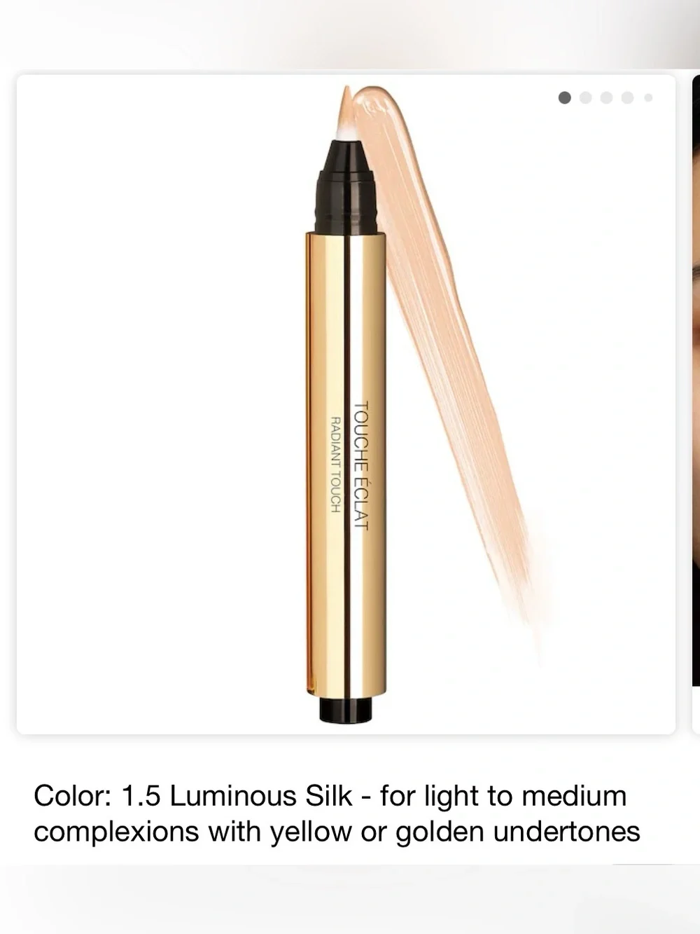 NWT YSL Yves Saint Laurent Touche Éclat Radiant Touch Concealer Click Pen 1.5